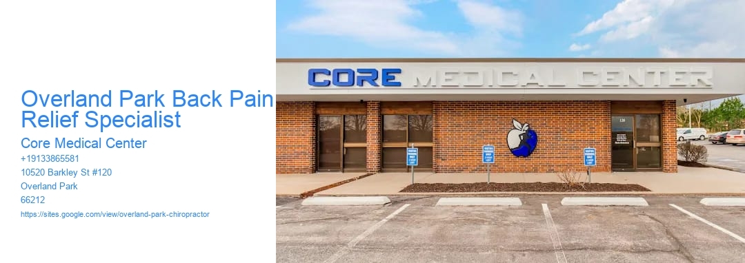 Overland Park Back Pain Relief Specialist